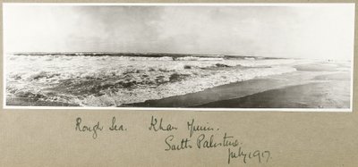 Ruwe zee, Khan Yunis, juli 1917 door Capt. Arthur Rhodes